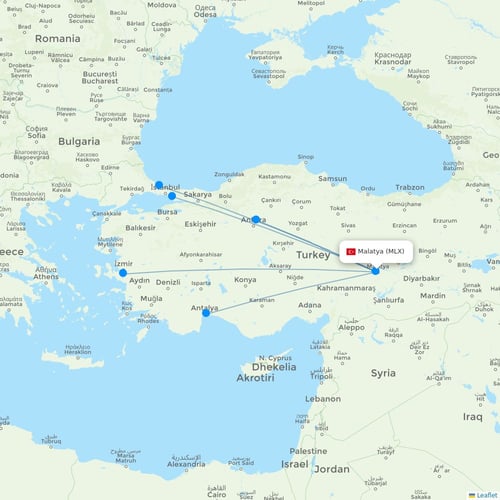 Map of Malatya