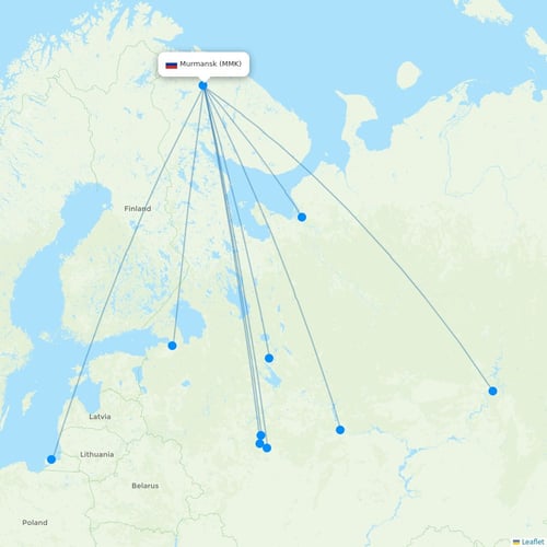 Map of Murmansk