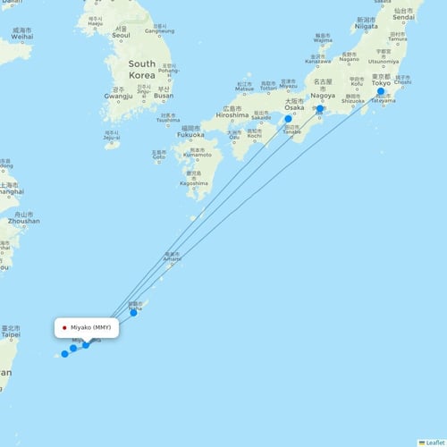 Map of Miyakojima