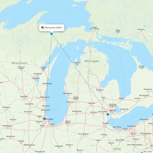 Map of Marquette