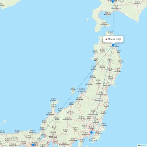 Map of Misawa
