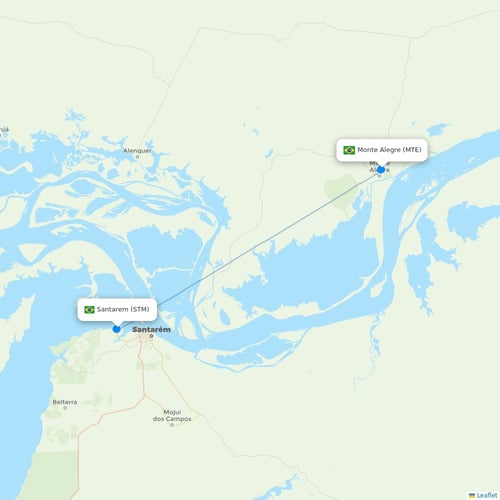 Map of Monte Alegre