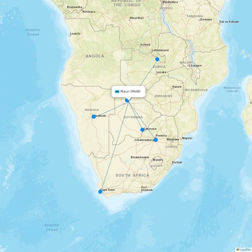 Map of Maun