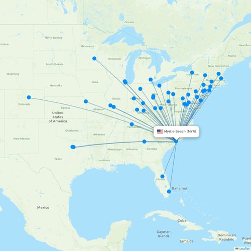 Map of Myrtle Beach