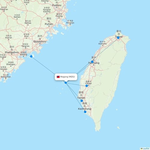 Map of Magong