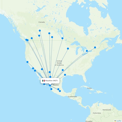 Map of Mazatlan