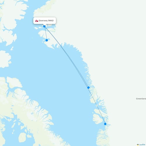 Map of Qaanaaq