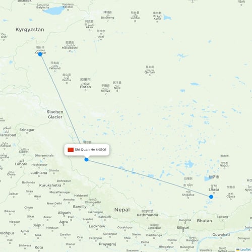 Map of Shi Quan He