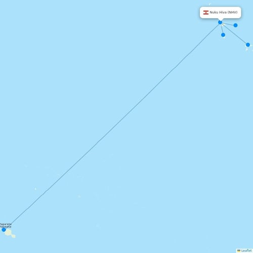 Map of Nuku Hiva