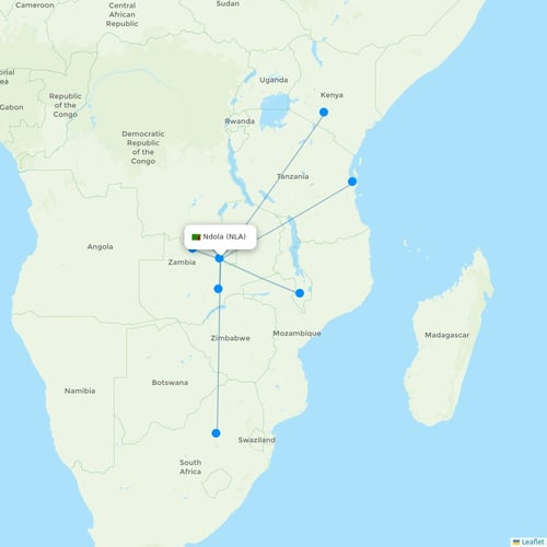 Map of Ndola