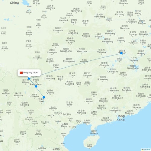 Map of Ninglang