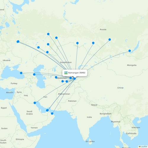 Map of Namangan