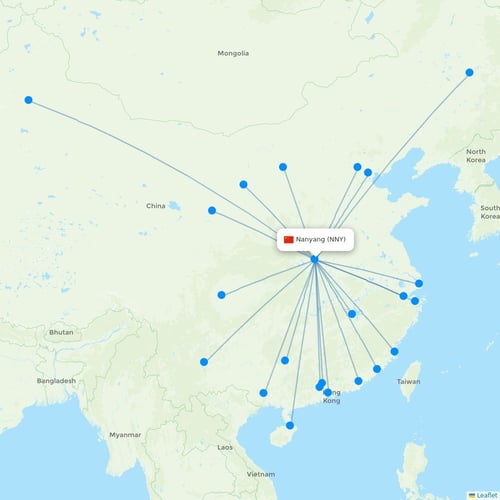 Map of Nanyang