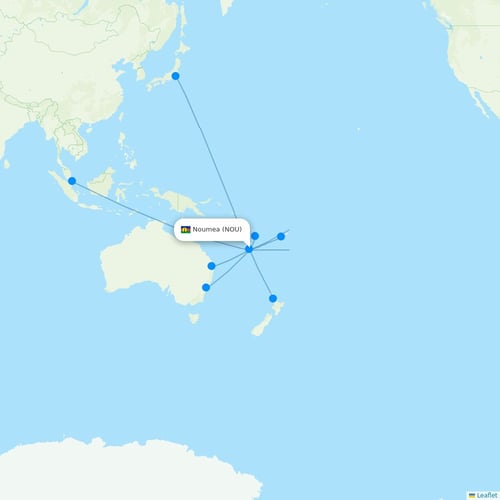 Map of Noumea