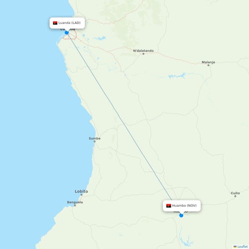 Map of Huambo