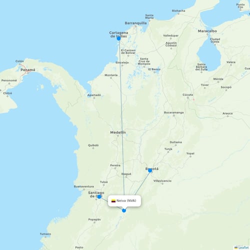 Map of Neiva