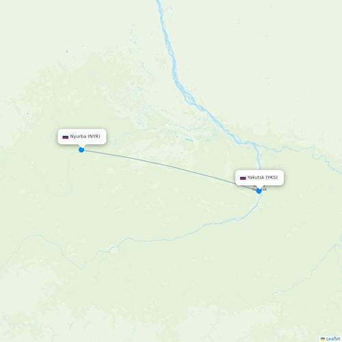 Map of Nyurba