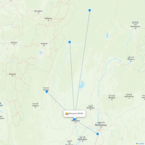 Map of Monywa