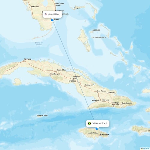 Map of Ocho Rios