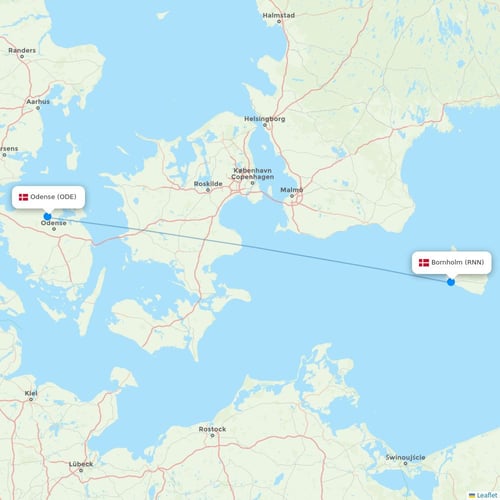 Map of Odense