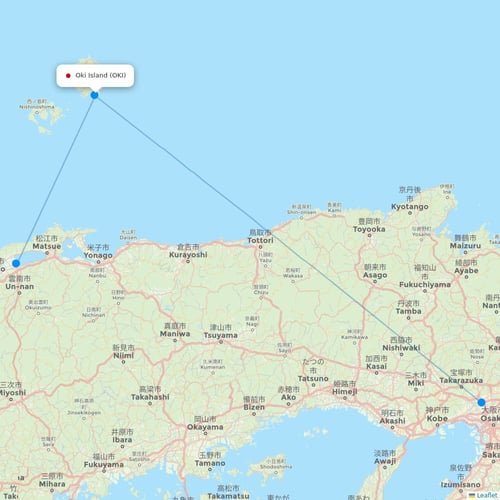 Map of Oki Island