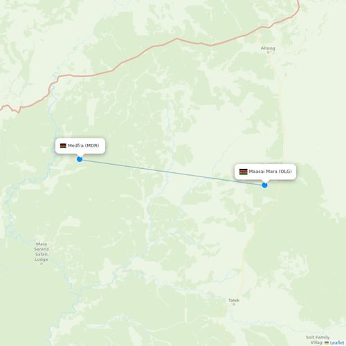 Map of Maasai Mara