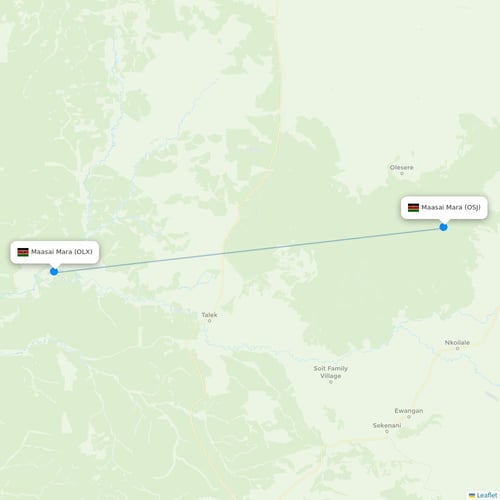 Map of Maasai Mara