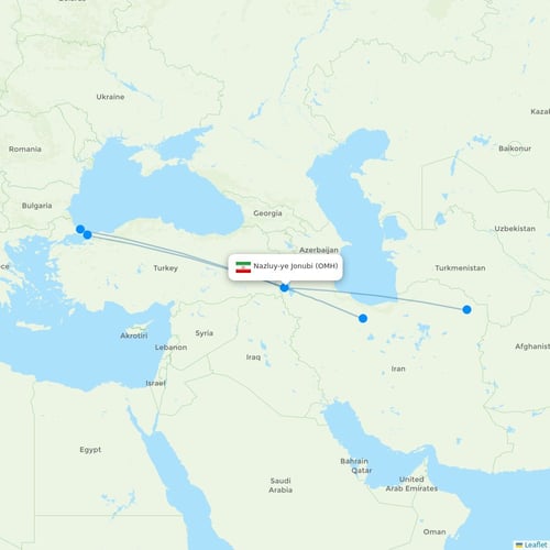 Map of Nazluy-ye Jonubi