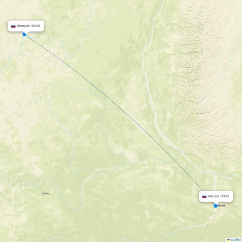 Map of Olenyok