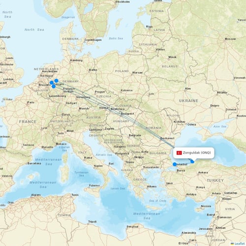 Map of Zonguldak