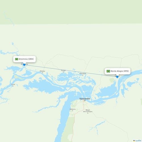 Map of Oriximina