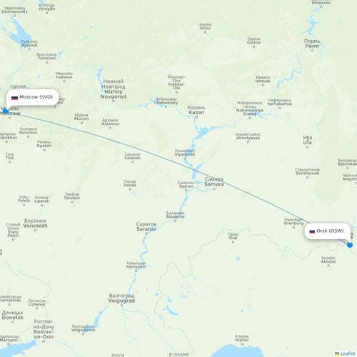 Map of Orsk
