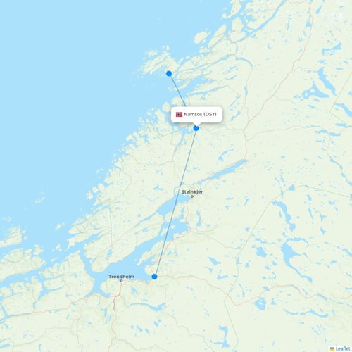 Map of Namsos