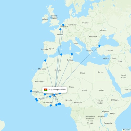 Map of Ouagadougou