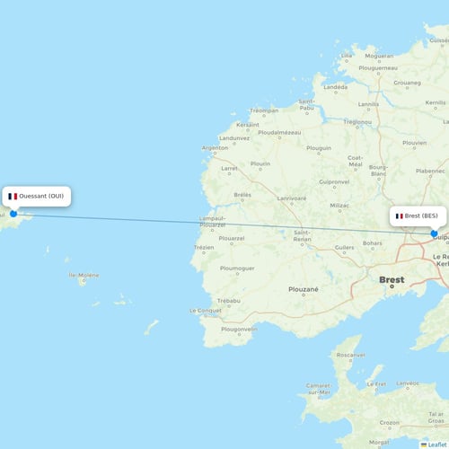 Map of Ouessant