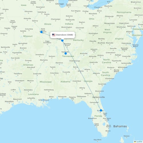 Map of Owensboro