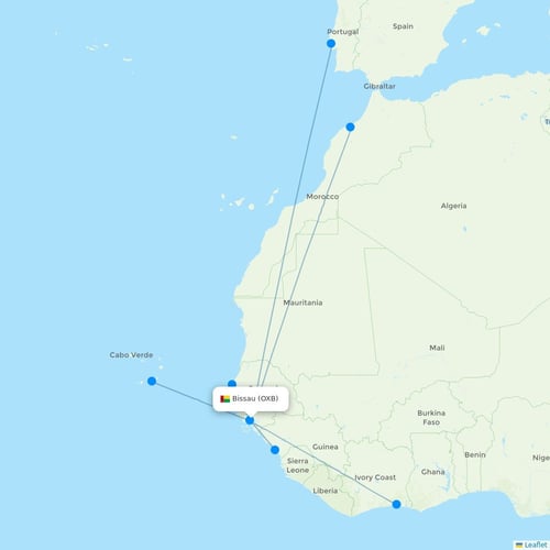 Map of Bissau
