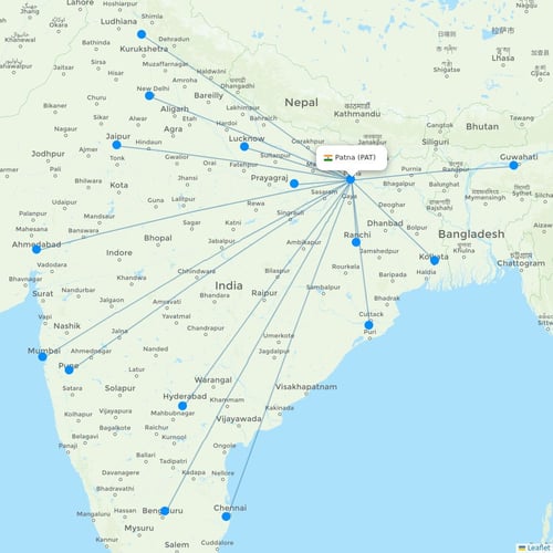 Map of Patna