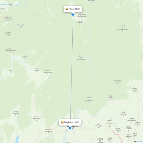 Map of Putao