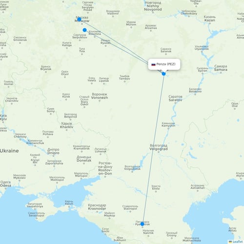 Map of Penza