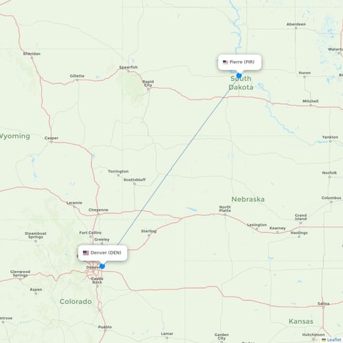 Map of Pierre