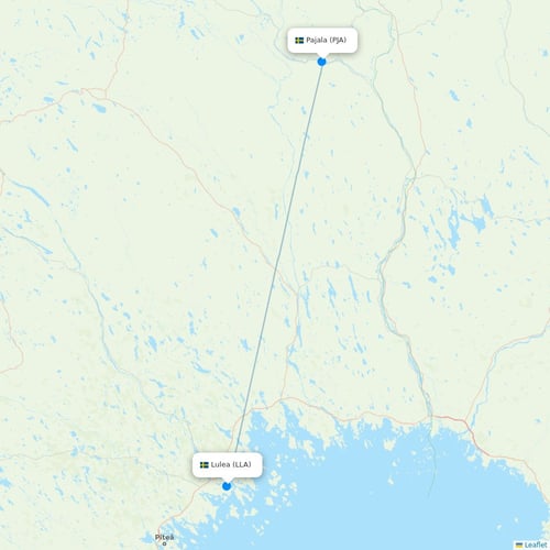 Map of Pajala