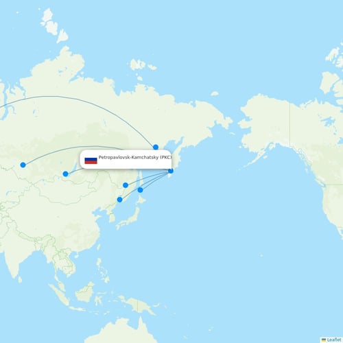 Map of Petropavlovsk-Kamchatsky