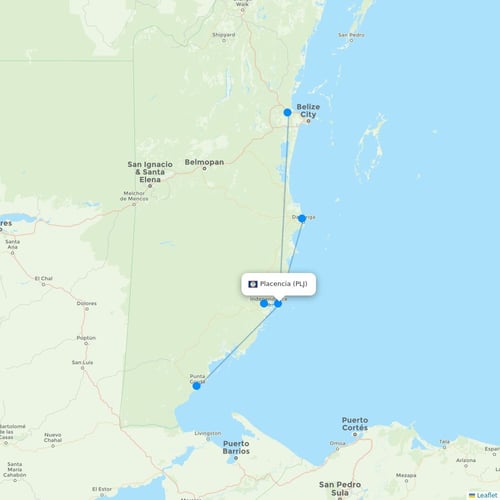 Map of Placencia