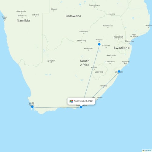 Map of Port Elizabeth