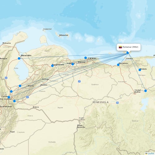 Map of Porlamar