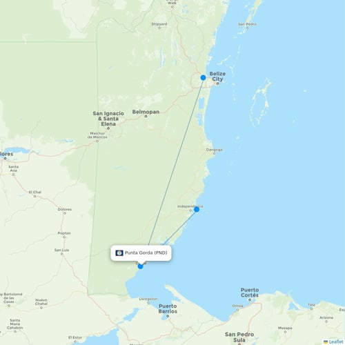 Map of Punta Gorda