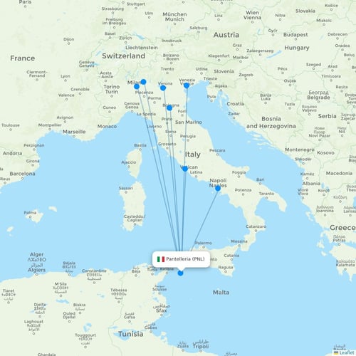 Map of Pantelleria