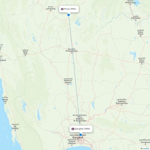 Map of Phrae
