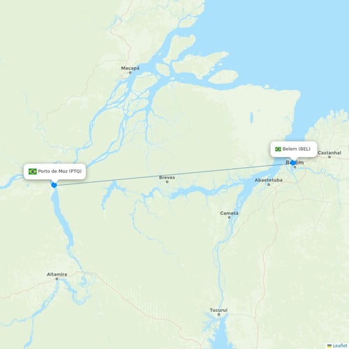 Map of Porto de Moz